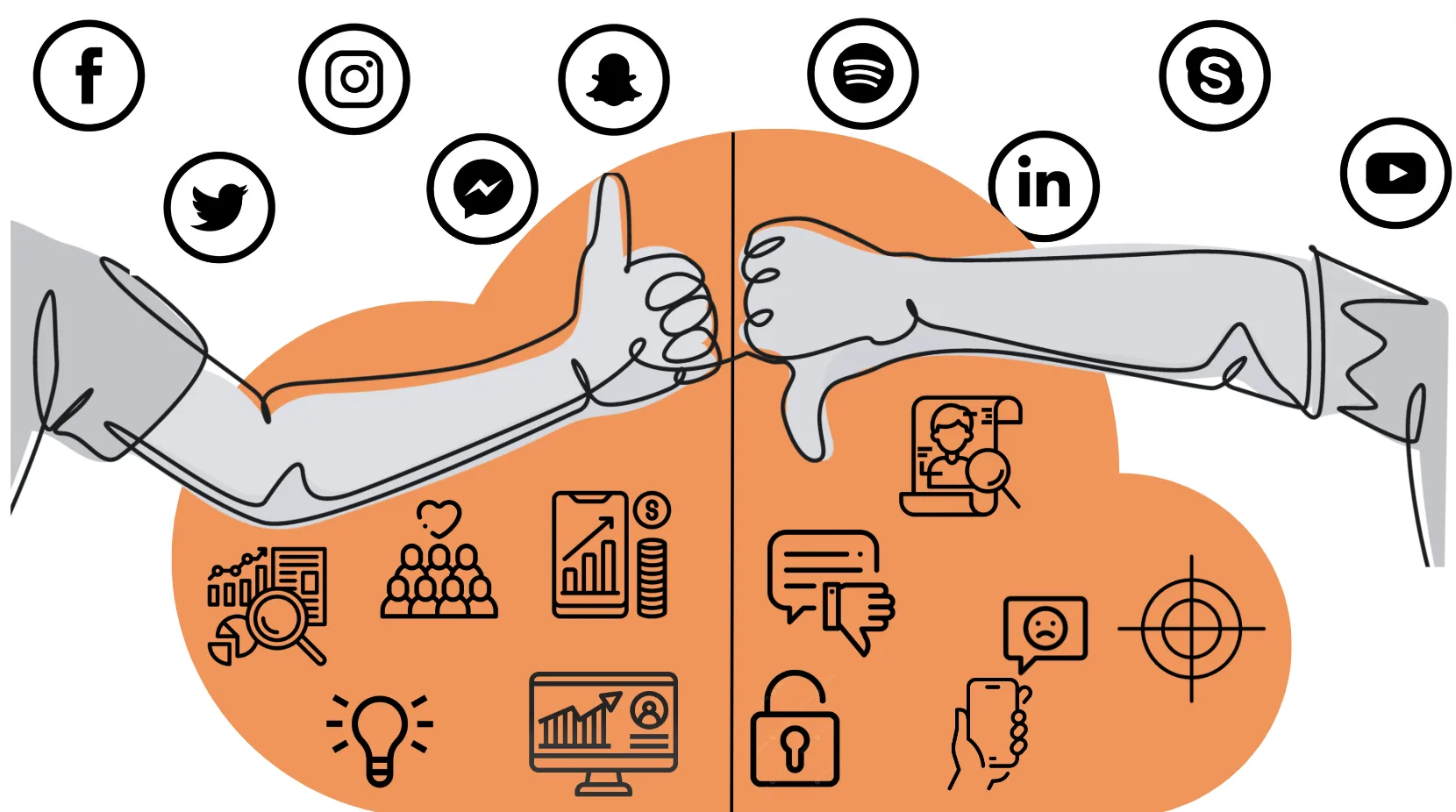 Redes sociales pros y contras