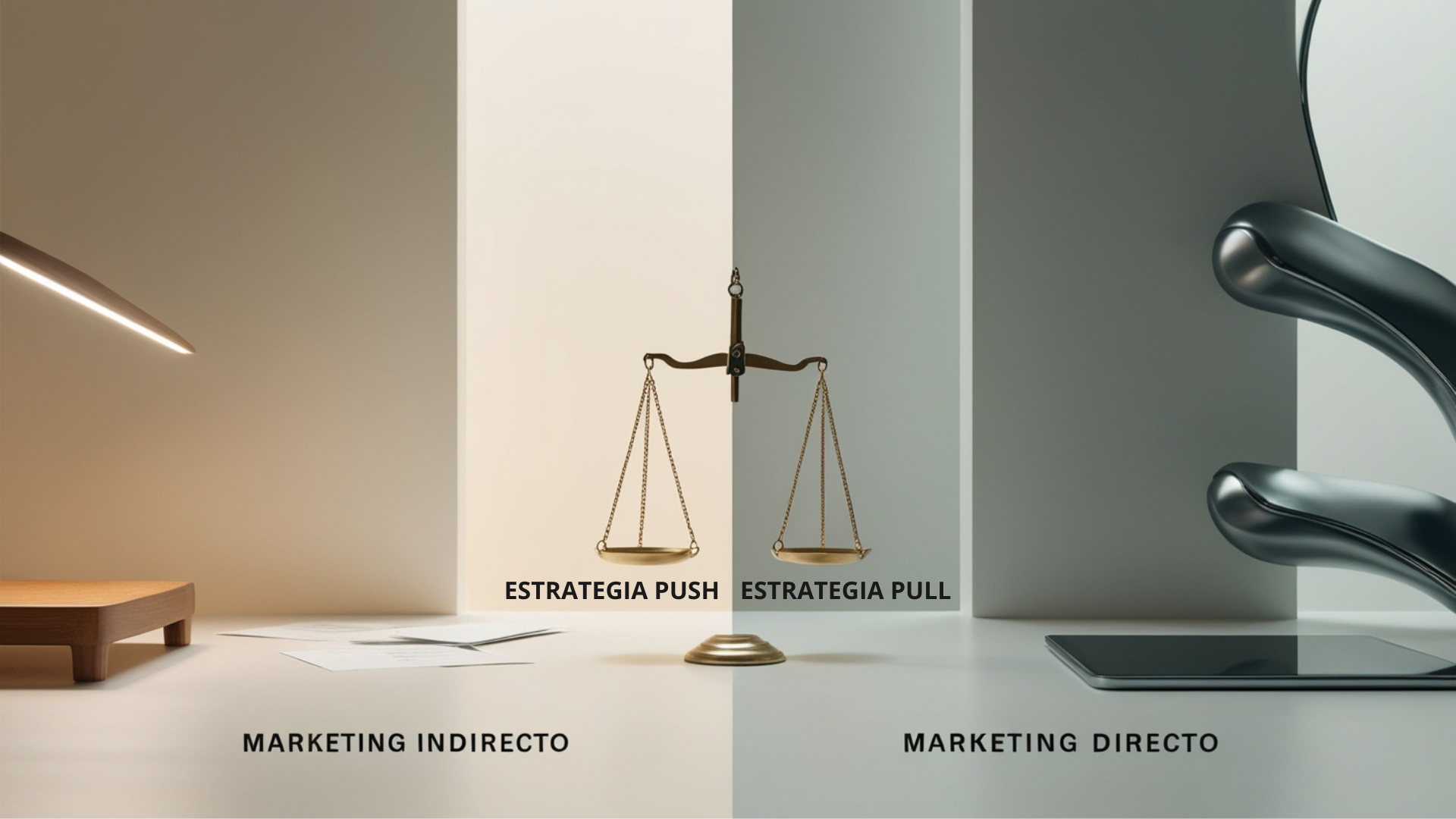 Balanza entre marketing directo e indirecto