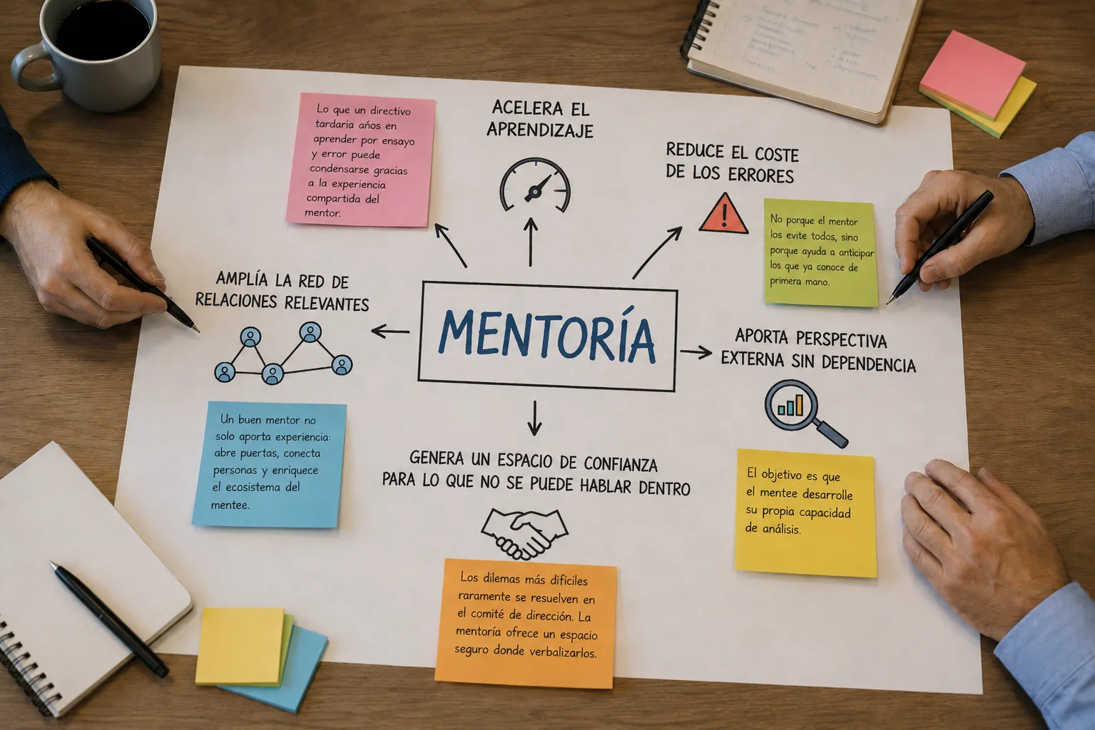 Mentoría ventajas